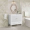 James Martin Vanities 36'' Vanity, Bright White w/ 3 CM White Zeus Quartz Top 485-V36-BW-3WZ - alternate 7